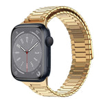 สายรัดนาฬิกา Bamboo Magnetic Stainless Steel Metal สำหรับ Apple Watch Series 8 41mm, สำหรับ Apple Watch Series 8 45mm, สำหรับ Apple Watch SE 2022 40mm, สำหรับ Apple Watch SE 2022 44mm, สำหรับ Apple Watch Series 7 41mm, สำหรับ Apple Watch Series 7 45mm
