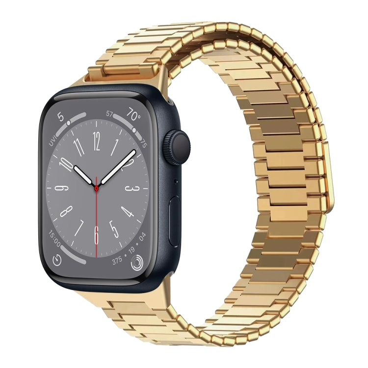 สายรัดนาฬิกา Bamboo Magnetic Stainless Steel Metal สำหรับ Apple Watch Series 8 41mm, สำหรับ Apple Watch Series 8 45mm, สำหรับ Apple Watch SE 2022 40mm, สำหรับ Apple Watch SE 2022 44mm, สำหรับ Apple Watch Series 7 41mm, สำหรับ Apple Watch Series 7 45mm