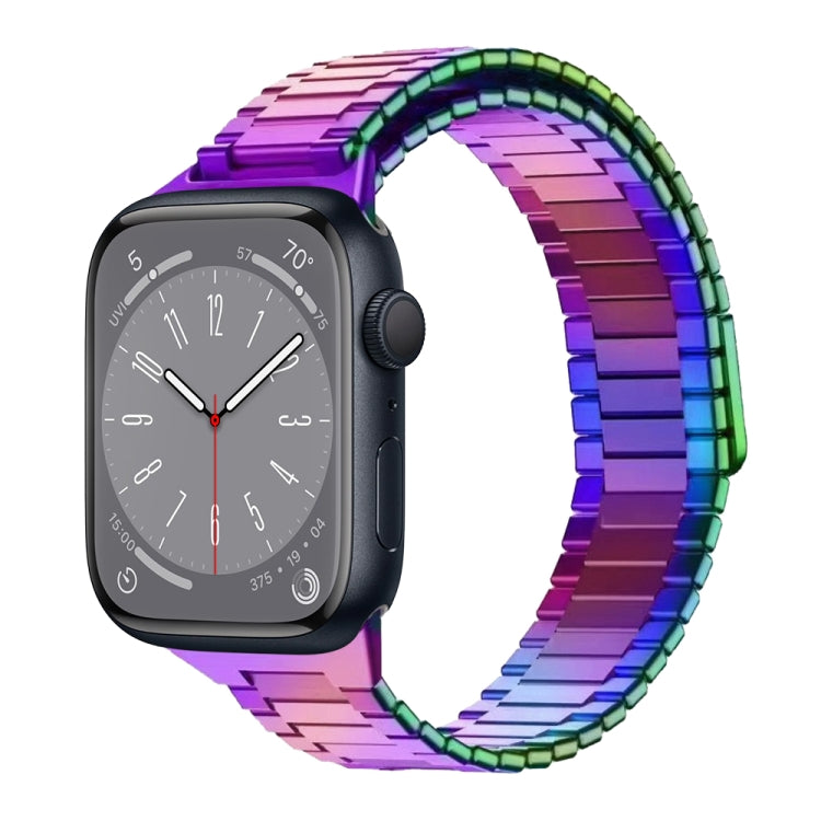 สายรัดนาฬิกา Bamboo Magnetic Stainless Steel Metal สำหรับ Apple Watch Series 8 41mm, สำหรับ Apple Watch Series 8 45mm, สำหรับ Apple Watch SE 2022 40mm, สำหรับ Apple Watch SE 2022 44mm, สำหรับ Apple Watch Series 7 41mm, สำหรับ Apple Watch Series 7 45mm
