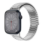 สายรัดนาฬิกา Bamboo Magnetic Stainless Steel Metal สำหรับ Apple Watch Series 8 41mm, สำหรับ Apple Watch Series 8 45mm, สำหรับ Apple Watch SE 2022 40mm, สำหรับ Apple Watch SE 2022 44mm, สำหรับ Apple Watch Series 7 41mm, สำหรับ Apple Watch Series 7 45mm