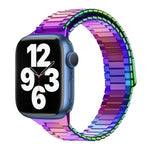 สายรัดนาฬิกา Bamboo Magnetic Stainless Steel Metal สำหรับ Apple Watch Series 8 41mm, สำหรับ Apple Watch Series 8 45mm, สำหรับ Apple Watch SE 2022 40mm, สำหรับ Apple Watch SE 2022 44mm, สำหรับ Apple Watch Series 7 41mm, สำหรับ Apple Watch Series 7 45mm