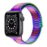 สายรัดนาฬิกา Bamboo Magnetic Stainless Steel Metal สำหรับ Apple Watch Series 6 40mm, สำหรับ Apple Watch Series 6 44mm, สำหรับ Apple Watch Series 5 44mm, สำหรับ Apple Watch Series 5 40mm, สำหรับ Apple Watch Series 4 44mm, สำหรับ Apple Watch Series 4 40mm