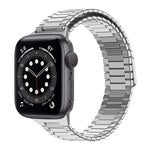 สายรัดนาฬิกา Bamboo Magnetic Stainless Steel Metal สำหรับ Apple Watch Series 6 40mm, สำหรับ Apple Watch Series 6 44mm, สำหรับ Apple Watch Series 5 44mm, สำหรับ Apple Watch Series 5 40mm, สำหรับ Apple Watch Series 4 44mm, สำหรับ Apple Watch Series 4 40mm