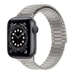 สายรัดนาฬิกา Bamboo Magnetic Stainless Steel Metal สำหรับ Apple Watch Series 6 40mm, สำหรับ Apple Watch Series 6 44mm, สำหรับ Apple Watch Series 5 44mm, สำหรับ Apple Watch Series 5 40mm, สำหรับ Apple Watch Series 4 44mm, สำหรับ Apple Watch Series 4 40mm