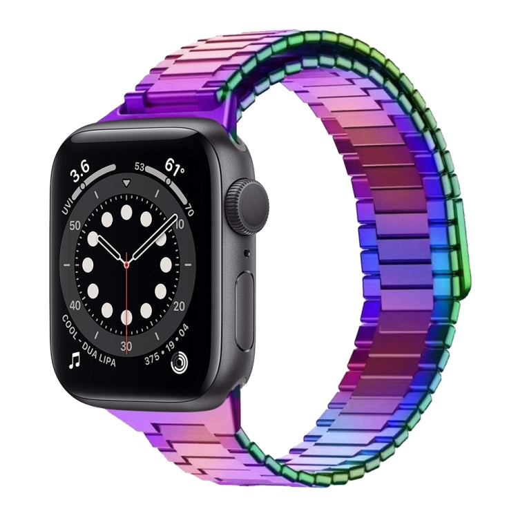 สายรัดนาฬิกา Bamboo Magnetic Stainless Steel Metal สำหรับ Apple Watch Series 6 40mm, สำหรับ Apple Watch Series 6 44mm, สำหรับ Apple Watch Series 5 44mm, สำหรับ Apple Watch Series 5 40mm, สำหรับ Apple Watch Series 4 44mm, สำหรับ Apple Watch Series 4 40mm