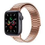 สายรัดนาฬิกา Bamboo Magnetic Stainless Steel Metal สำหรับ Apple Watch Series 6 40mm, สำหรับ Apple Watch Series 6 44mm, สำหรับ Apple Watch Series 5 44mm, สำหรับ Apple Watch Series 5 40mm, สำหรับ Apple Watch Series 4 44mm, สำหรับ Apple Watch Series 4 40mm