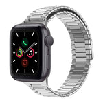 สายรัดนาฬิกา Bamboo Magnetic Stainless Steel Metal สำหรับ Apple Watch Series 6 40mm, สำหรับ Apple Watch Series 6 44mm, สำหรับ Apple Watch Series 5 44mm, สำหรับ Apple Watch Series 5 40mm, สำหรับ Apple Watch Series 4 44mm, สำหรับ Apple Watch Series 4 40mm