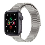 สายรัดนาฬิกา Bamboo Magnetic Stainless Steel Metal สำหรับ Apple Watch Series 6 40mm, สำหรับ Apple Watch Series 6 44mm, สำหรับ Apple Watch Series 5 44mm, สำหรับ Apple Watch Series 5 40mm, สำหรับ Apple Watch Series 4 44mm, สำหรับ Apple Watch Series 4 40mm