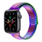 สายรัดนาฬิกา Bamboo Magnetic Stainless Steel Metal สำหรับ Apple Watch Series 6 40mm, สำหรับ Apple Watch Series 6 44mm, สำหรับ Apple Watch Series 5 44mm, สำหรับ Apple Watch Series 5 40mm, สำหรับ Apple Watch Series 4 44mm, สำหรับ Apple Watch Series 4 40mm