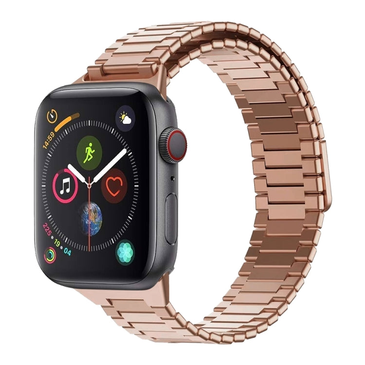 สายรัดนาฬิกา Bamboo Magnetic Stainless Steel Metal สำหรับ Apple Watch Series 6 40mm, สำหรับ Apple Watch Series 6 44mm, สำหรับ Apple Watch Series 5 44mm, สำหรับ Apple Watch Series 5 40mm, สำหรับ Apple Watch Series 4 44mm, สำหรับ Apple Watch Series 4 40mm