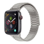 สายรัดนาฬิกา Bamboo Magnetic Stainless Steel Metal สำหรับ Apple Watch Series 6 40mm, สำหรับ Apple Watch Series 6 44mm, สำหรับ Apple Watch Series 5 44mm, สำหรับ Apple Watch Series 5 40mm, สำหรับ Apple Watch Series 4 44mm, สำหรับ Apple Watch Series 4 40mm