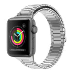 สายรัดนาฬิกาโลหะสเตนเลสสตีลแม่เหล็กลายไม้ไผ่ สำหรับ Apple Watch Series 3 38 มม., สำหรับ Apple Watch Series 3 42 มม.
