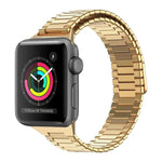 สายรัดนาฬิกาโลหะสเตนเลสสตีลแม่เหล็กลายไม้ไผ่ สำหรับ Apple Watch Series 3 38 มม., สำหรับ Apple Watch Series 3 42 มม.