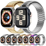 สายรัดนาฬิกา Bamboo Magnetic Stainless Steel Metal สำหรับ Apple Watch Series 6 40mm, สำหรับ Apple Watch Series 6 44mm, สำหรับ Apple Watch Series 5 44mm, สำหรับ Apple Watch Series 5 40mm, สำหรับ Apple Watch Series 4 44mm, สำหรับ Apple Watch Series 4 40mm