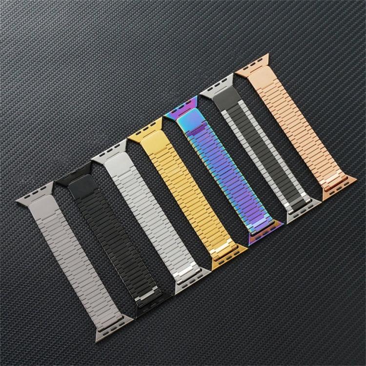 สายรัดนาฬิกาโลหะสเตนเลสสตีลแม่เหล็กลายไม้ไผ่ สำหรับ Apple Watch Series 3 38 มม., สำหรับ Apple Watch Series 3 42 มม.