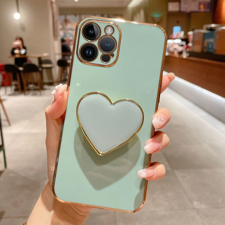เคสโทรศัพท์ TPU พร้อมที่จับรูปหัวใจชุบอิเล็กโทรพลาติง สำหรับ iPhone 14 Pro Max, สำหรับ iPhone SE 2022 / 2020 / 7 / 8, สำหรับ iPhone 13 Pro Max, สำหรับ iPhone 13 Pro, สำหรับ iPhone 13, สำหรับ iPhone 13 mini, สำหรับ iPhone 12, สำหรับ iPhone 12 Pro Max