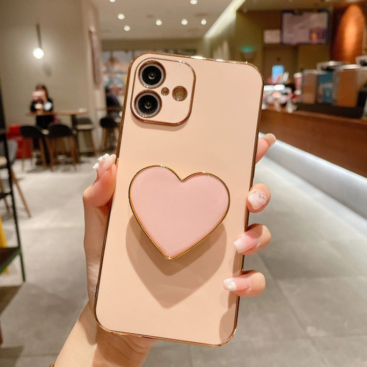 เคสโทรศัพท์ TPU พร้อมที่จับรูปหัวใจชุบอิเล็กโทรพลาติง สำหรับ iPhone 17e / 16e, สำหรับ iPhone 17 Pro Max, สำหรับ iPhone 17 Pro, สำหรับ iPhone 17, สำหรับ iPhone Air, สำหรับ iPhone 16 Pro Max, สำหรับ iPhone 16 Pro, สำหรับ iPhone 16 Plus