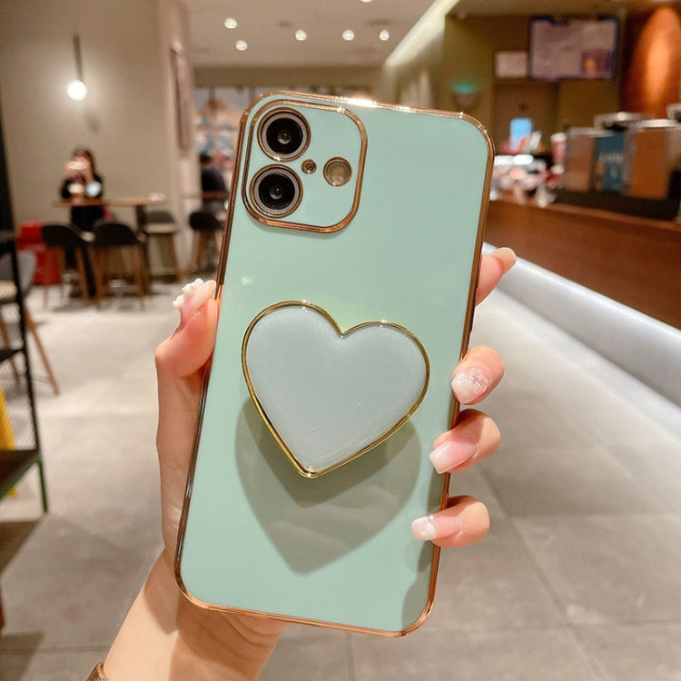 เคสโทรศัพท์ TPU พร้อมที่จับรูปหัวใจชุบอิเล็กโทรพลาติง สำหรับ iPhone 17e / 16e, สำหรับ iPhone 17 Pro Max, สำหรับ iPhone 17 Pro, สำหรับ iPhone 17, สำหรับ iPhone Air, สำหรับ iPhone 16 Pro Max, สำหรับ iPhone 16 Pro, สำหรับ iPhone 16 Plus