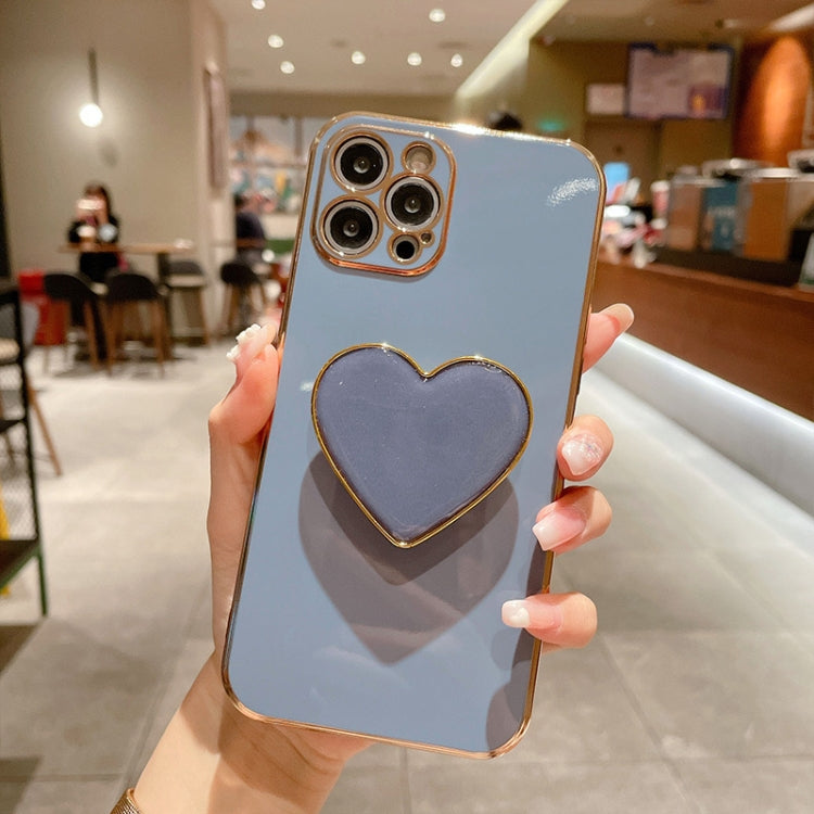 เคสโทรศัพท์ TPU พร้อมที่จับรูปหัวใจชุบอิเล็กโทรพลาติง สำหรับ iPhone 17e / 16e, สำหรับ iPhone 17 Pro Max, สำหรับ iPhone 17 Pro, สำหรับ iPhone 17, สำหรับ iPhone Air, สำหรับ iPhone 16 Pro Max, สำหรับ iPhone 16 Pro, สำหรับ iPhone 16 Plus