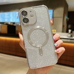 เคสโทรศัพท์ TPU เคลือบไฟฟ้ากลิตเตอร์ MagSafe สำหรับ iPhone 11 Pro Max, สำหรับ iPhone 11, สำหรับ iPhone 11 Pro, สำหรับ iPhone X / XS, สำหรับ iPhone XR, สำหรับ iPhone XS Max