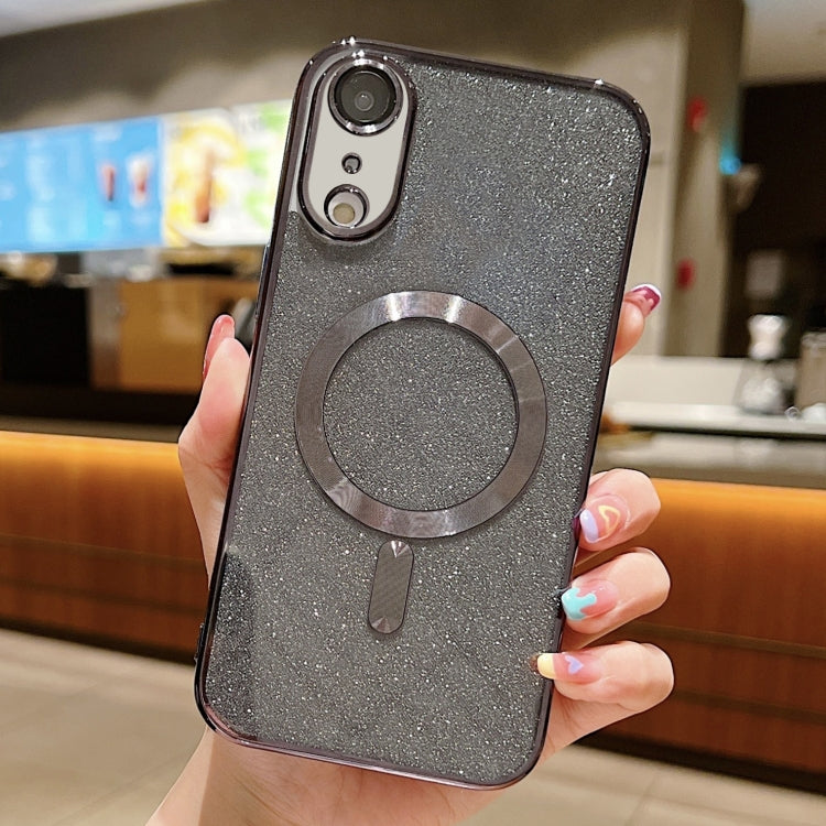 เคสโทรศัพท์ TPU เคลือบไฟฟ้ากลิตเตอร์ MagSafe สำหรับ iPhone 11 Pro Max, สำหรับ iPhone 11, สำหรับ iPhone 11 Pro, สำหรับ iPhone X / XS, สำหรับ iPhone XR, สำหรับ iPhone XS Max