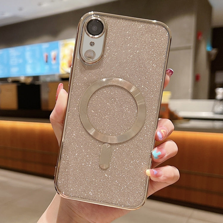 เคสโทรศัพท์ TPU เคลือบไฟฟ้ากลิตเตอร์ MagSafe สำหรับ iPhone 11 Pro Max, สำหรับ iPhone 11, สำหรับ iPhone 11 Pro, สำหรับ iPhone X / XS, สำหรับ iPhone XR, สำหรับ iPhone XS Max