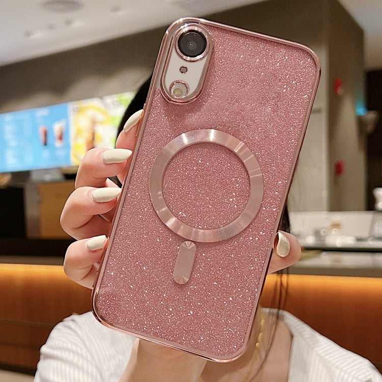 เคสโทรศัพท์ TPU เคลือบไฟฟ้ากลิตเตอร์ MagSafe สำหรับ iPhone 11 Pro Max, สำหรับ iPhone 11, สำหรับ iPhone 11 Pro, สำหรับ iPhone X / XS, สำหรับ iPhone XR, สำหรับ iPhone XS Max