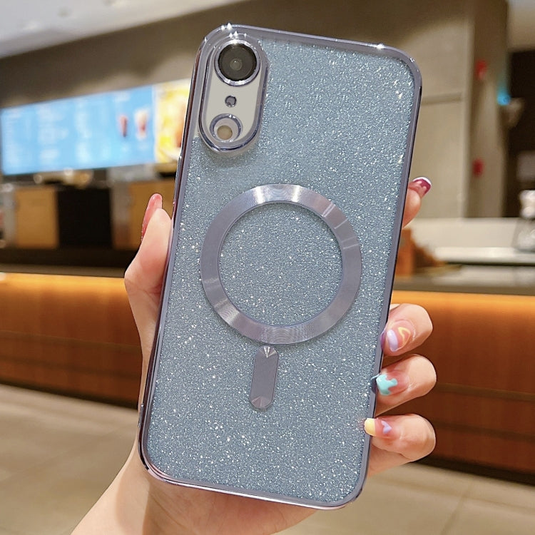 เคสโทรศัพท์ TPU เคลือบไฟฟ้ากลิตเตอร์ MagSafe สำหรับ iPhone 11 Pro Max, สำหรับ iPhone 11, สำหรับ iPhone 11 Pro, สำหรับ iPhone X / XS, สำหรับ iPhone XR, สำหรับ iPhone XS Max