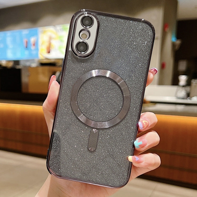 เคสโทรศัพท์ TPU เคลือบไฟฟ้ากลิตเตอร์ MagSafe สำหรับ iPhone 11 Pro Max, สำหรับ iPhone 11, สำหรับ iPhone 11 Pro, สำหรับ iPhone X / XS, สำหรับ iPhone XR, สำหรับ iPhone XS Max
