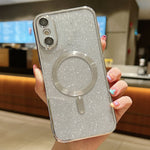 เคสโทรศัพท์ TPU เคลือบไฟฟ้ากลิตเตอร์ MagSafe สำหรับ iPhone 11 Pro Max, สำหรับ iPhone 11, สำหรับ iPhone 11 Pro, สำหรับ iPhone X / XS, สำหรับ iPhone XR, สำหรับ iPhone XS Max