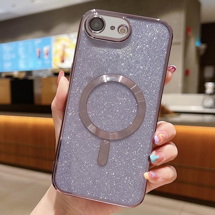 เคสโทรศัพท์ TPU MagSafe ชุบอิเล็กโทรพลาติงกลิตเตอร์ สำหรับ iPhone 17e / 16e, สำหรับ iPhone 17 Pro Max, สำหรับ iPhone 17 Pro, สำหรับ iPhone 17, สำหรับ iPhone Air, สำหรับ iPhone 16 Pro Max