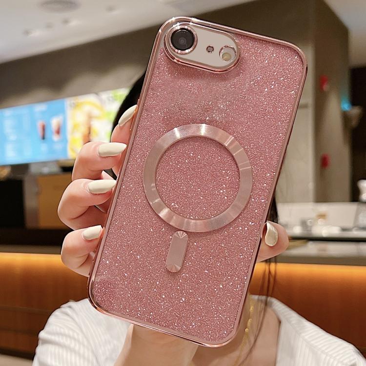 เคสโทรศัพท์ TPU MagSafe ชุบอิเล็กโทรพลาติงกลิตเตอร์ สำหรับ iPhone 17e / 16e, สำหรับ iPhone 17 Pro Max, สำหรับ iPhone 17 Pro, สำหรับ iPhone 17, สำหรับ iPhone Air, สำหรับ iPhone 16 Pro Max