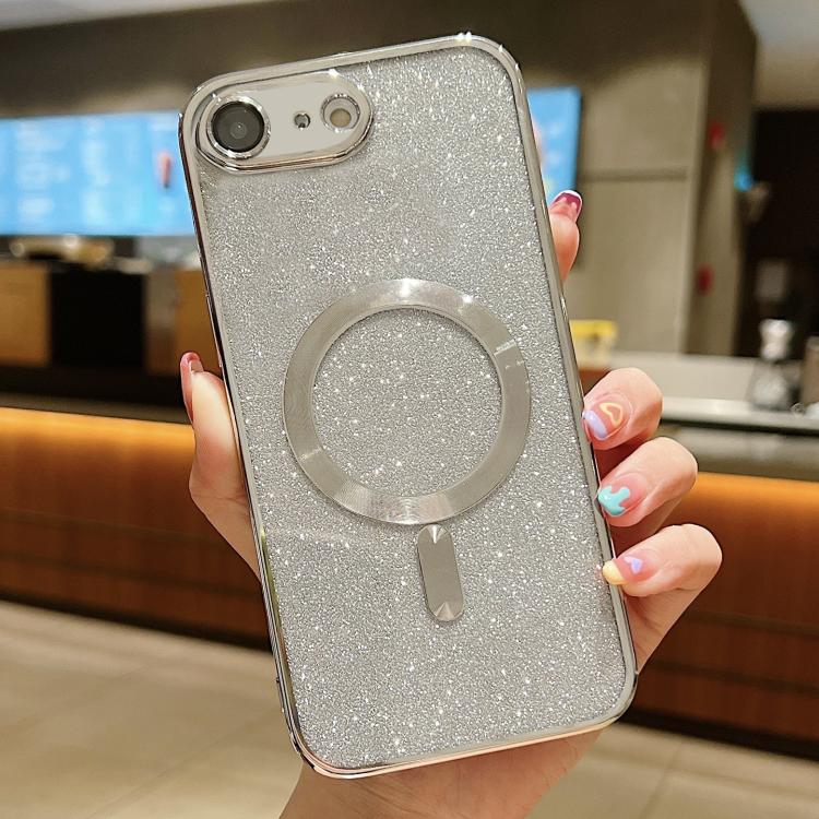เคสโทรศัพท์ TPU MagSafe ชุบอิเล็กโทรพลาติงกลิตเตอร์ สำหรับ iPhone 17e / 16e, สำหรับ iPhone 17 Pro Max, สำหรับ iPhone 17 Pro, สำหรับ iPhone 17, สำหรับ iPhone Air, สำหรับ iPhone 16 Pro Max