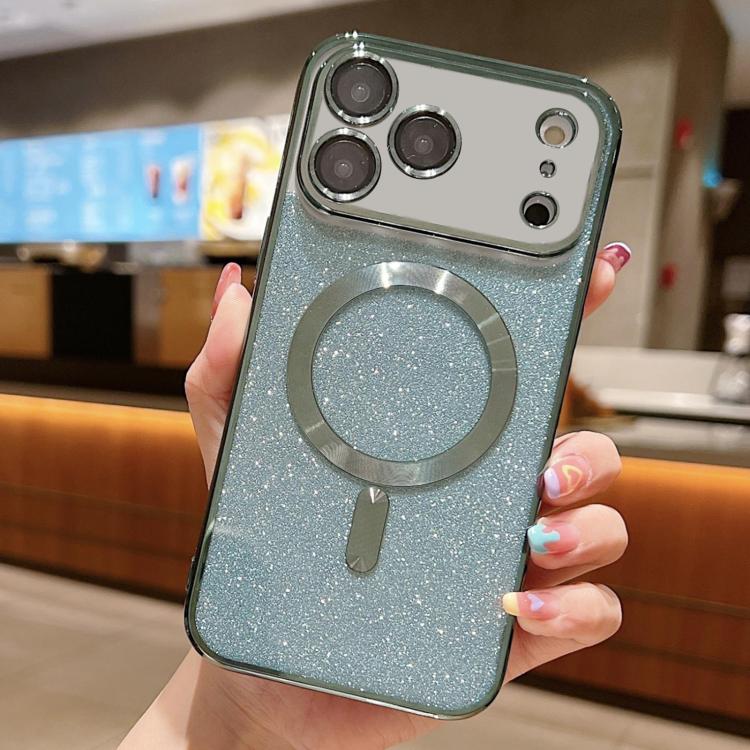 เคสโทรศัพท์ TPU MagSafe ชุบอิเล็กโทรพลาติงกลิตเตอร์ สำหรับ iPhone 17e / 16e, สำหรับ iPhone 17 Pro Max, สำหรับ iPhone 17 Pro, สำหรับ iPhone 17, สำหรับ iPhone Air, สำหรับ iPhone 16 Pro Max