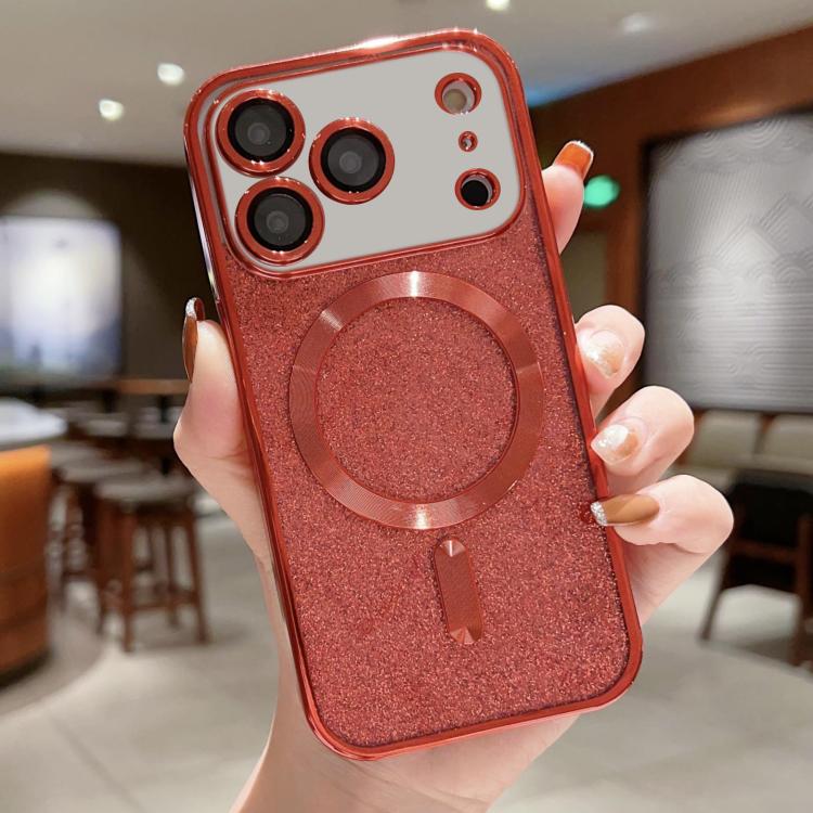 เคสโทรศัพท์ TPU MagSafe ชุบอิเล็กโทรพลาติงกลิตเตอร์ สำหรับ iPhone 17e / 16e, สำหรับ iPhone 17 Pro Max, สำหรับ iPhone 17 Pro, สำหรับ iPhone 17, สำหรับ iPhone Air, สำหรับ iPhone 16 Pro Max