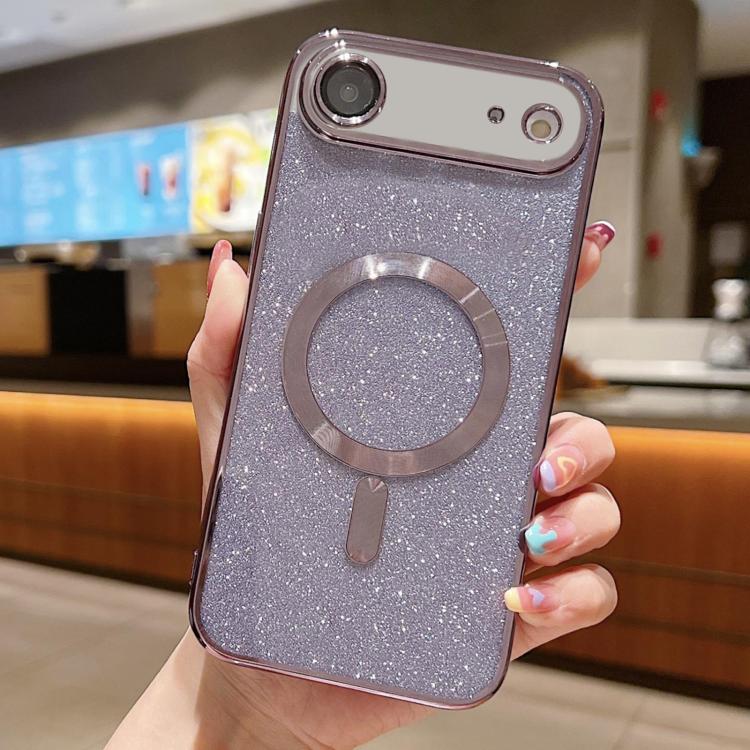 เคสโทรศัพท์ TPU MagSafe ชุบอิเล็กโทรพลาติงกลิตเตอร์ สำหรับ iPhone 17e / 16e, สำหรับ iPhone 17 Pro Max, สำหรับ iPhone 17 Pro, สำหรับ iPhone 17, สำหรับ iPhone Air, สำหรับ iPhone 16 Pro Max