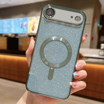 เคสโทรศัพท์ TPU MagSafe ชุบอิเล็กโทรพลาติงกลิตเตอร์ สำหรับ iPhone 17e / 16e, สำหรับ iPhone 17 Pro Max, สำหรับ iPhone 17 Pro, สำหรับ iPhone 17, สำหรับ iPhone Air, สำหรับ iPhone 16 Pro Max