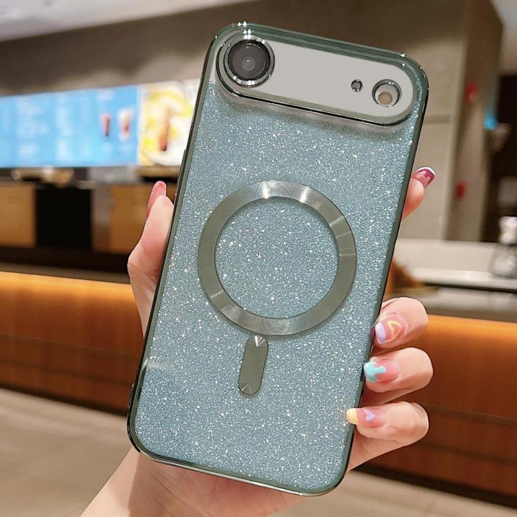 เคสโทรศัพท์ TPU MagSafe ชุบอิเล็กโทรพลาติงกลิตเตอร์ สำหรับ iPhone 17e / 16e, สำหรับ iPhone 17 Pro Max, สำหรับ iPhone 17 Pro, สำหรับ iPhone 17, สำหรับ iPhone Air, สำหรับ iPhone 16 Pro Max
