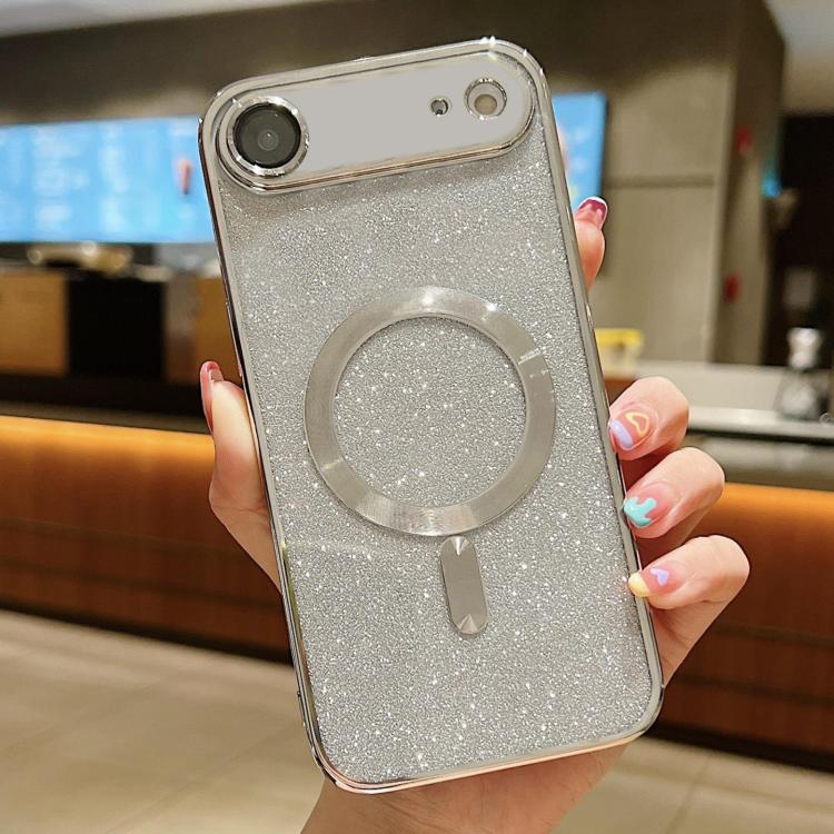 เคสโทรศัพท์ TPU MagSafe ชุบอิเล็กโทรพลาติงกลิตเตอร์ สำหรับ iPhone 17e / 16e, สำหรับ iPhone 17 Pro Max, สำหรับ iPhone 17 Pro, สำหรับ iPhone 17, สำหรับ iPhone Air, สำหรับ iPhone 16 Pro Max