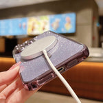 เคสโทรศัพท์ TPU เคลือบไฟฟ้ากลิตเตอร์ MagSafe สำหรับ iPhone 11 Pro Max, สำหรับ iPhone 11, สำหรับ iPhone 11 Pro, สำหรับ iPhone X / XS, สำหรับ iPhone XR, สำหรับ iPhone XS Max