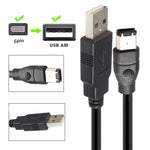 สายแปลง JUNSUNMAY Firewire IEEE 1394 6 พิน ตัวผู้เป็น USB 2.0 ตัวผู้ ยาว 1.8m, 3m, 4.5m