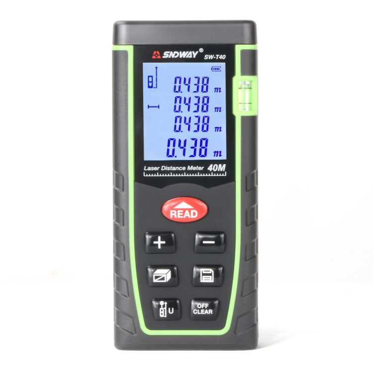 SNDWAY เครื่องวัดระยะเลเซอร์แบบมือถือ SW-T40, SW-T40
