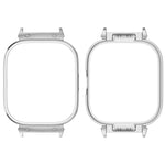 For Redmi Watch 4 Metal Frame Watch Protective Case, Silver, Black, Gold, Rose Gold