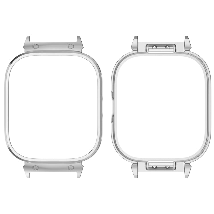 For Redmi Watch 4 Metal Frame Watch Protective Case, Silver, Black, Gold, Rose Gold