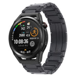 H-Shaped Folding Buckle Stainless Steel Metal Watch Band, For Huawei Watch GT4 46mm, For Huawei Watch 4 / 4 Pro, For Huawei Watch Ultimate / Buds, For Huawei Watch GT3 SE, For Huaei Watch 3 Pro New, For Huawei Watch GT3 Pro 46mm / Watch GT3 46mm       ...