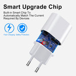 PD35W USB-C / Type-C ที่ชาร์จสำหรับ iPhone / iPad ซีรีส์, ปลั๊ก EU, ปลั๊ก EU