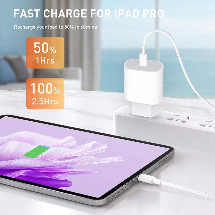 ที่ชาร์จ PD35W USB-C / Type-C พร้อมสายข้อมูล Type-C ยาว 1 เมตร ปลั๊ก UK, ปลั๊ก UK พร้อมสาย Type-C