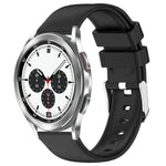 สายซิลิโคนสีเรียบขนาด 20 มม. สำหรับ Samsung Galaxy Watch 4 Classic ขนาด 42 มม., สำหรับ Samsung Galaxy Watch Active 2 ขนาด 44 มม., สำหรับ Samsung Galaxy Watch Active 2 ขนาด 40 มม., สำหรับ Samsung Galaxy Watch ขนาด 42 มม.