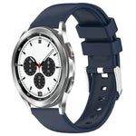 สายซิลิโคนสีเรียบขนาด 20 มม. สำหรับ Samsung Galaxy Watch 4 Classic ขนาด 42 มม., สำหรับ Samsung Galaxy Watch Active 2 ขนาด 44 มม., สำหรับ Samsung Galaxy Watch Active 2 ขนาด 40 มม., สำหรับ Samsung Galaxy Watch ขนาด 42 มม.