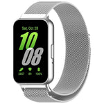 For Samsung Galaxy Fit 3 Milanese Metal Steel Mesh Watch Band, Silver, Black, Gray, Pink, Starlight, Gold, Rose Gold
